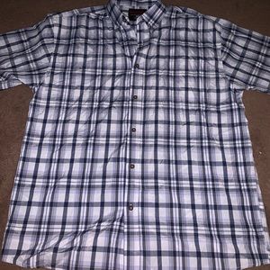 Plaid architect short sleeve button down